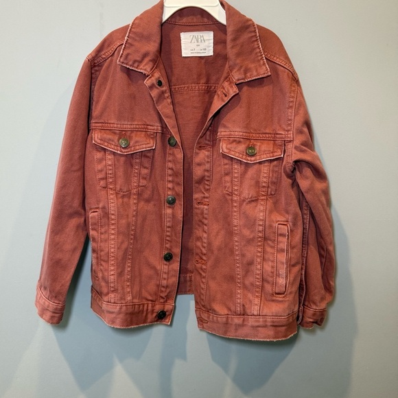 Zara kids denim unisex jacket size 7 - Picture 1 of 6